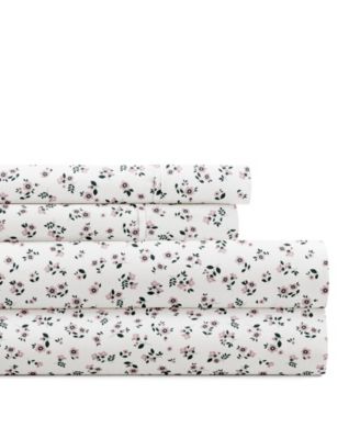 Delicate Blossoms 4-P.c. Sheet Set, King