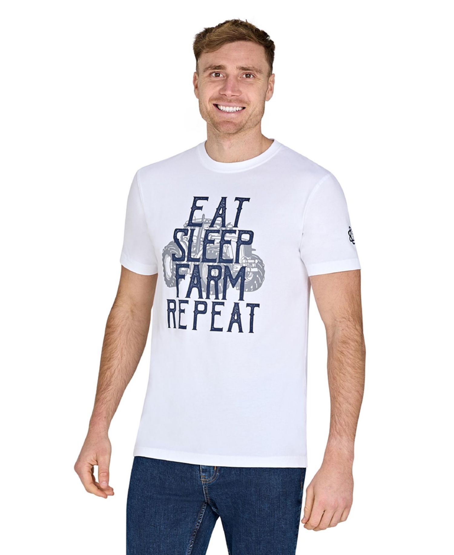 Big & Tall YFC Eat Sleep Farm T-Shirt