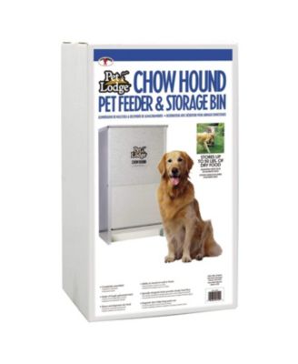Dry Food Automatic Steel Dog Feeder Chow Hound w/ 50 Pound Capacity