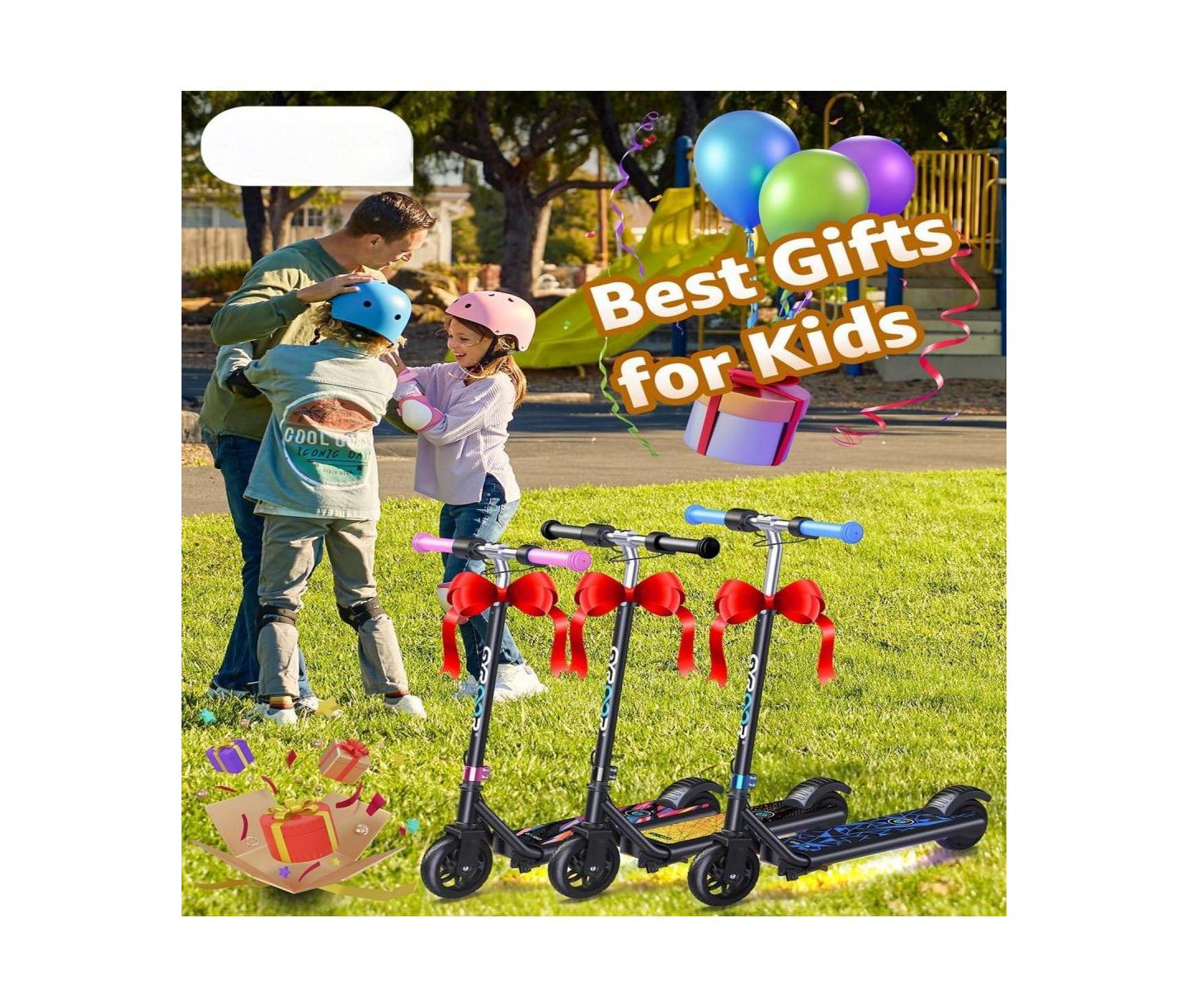 Детская игрушка Everyfun Kids' Electric Scooter with 150W High-Power Motor, LED Display & Dual Brake System, 132 lbs Capacity, Ages 6-14 — фото 2