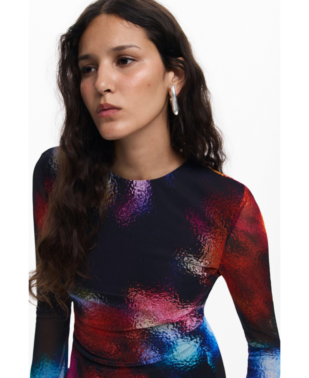 Desigual Women's T-shirt Designed By M. Christian Lacroix In Black