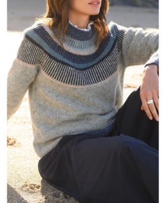 Women's Statement Donegal Crew Neck Sweater