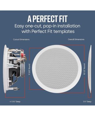 MC 80 8" In Ceiling Speakers - 4 Pack