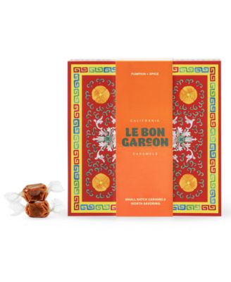 Le Bon Garcon - Pumpkin + Spice Caramels Box, 6 oz