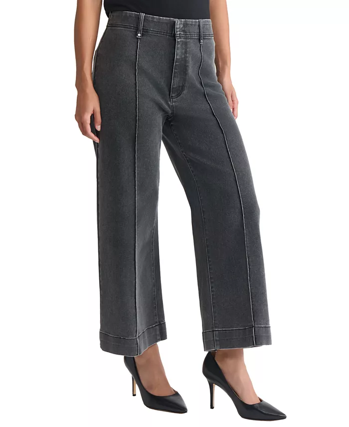 Women's Wide-Leg Pintuck Pants