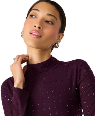 Women's Krista Mock Neck Midi Dress