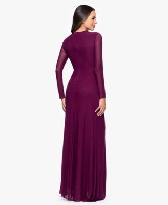 Women's Long Keyhole Neck Gown