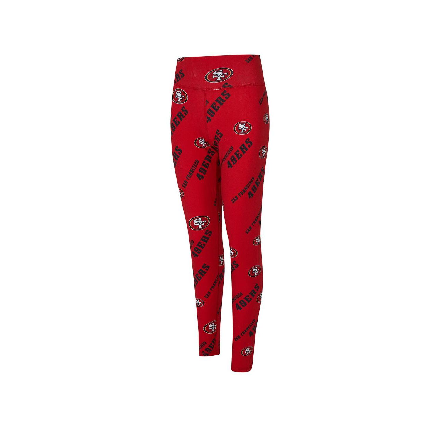 Women's Scarlet San Francisco 49ers Mosaic Allover Print Leggings