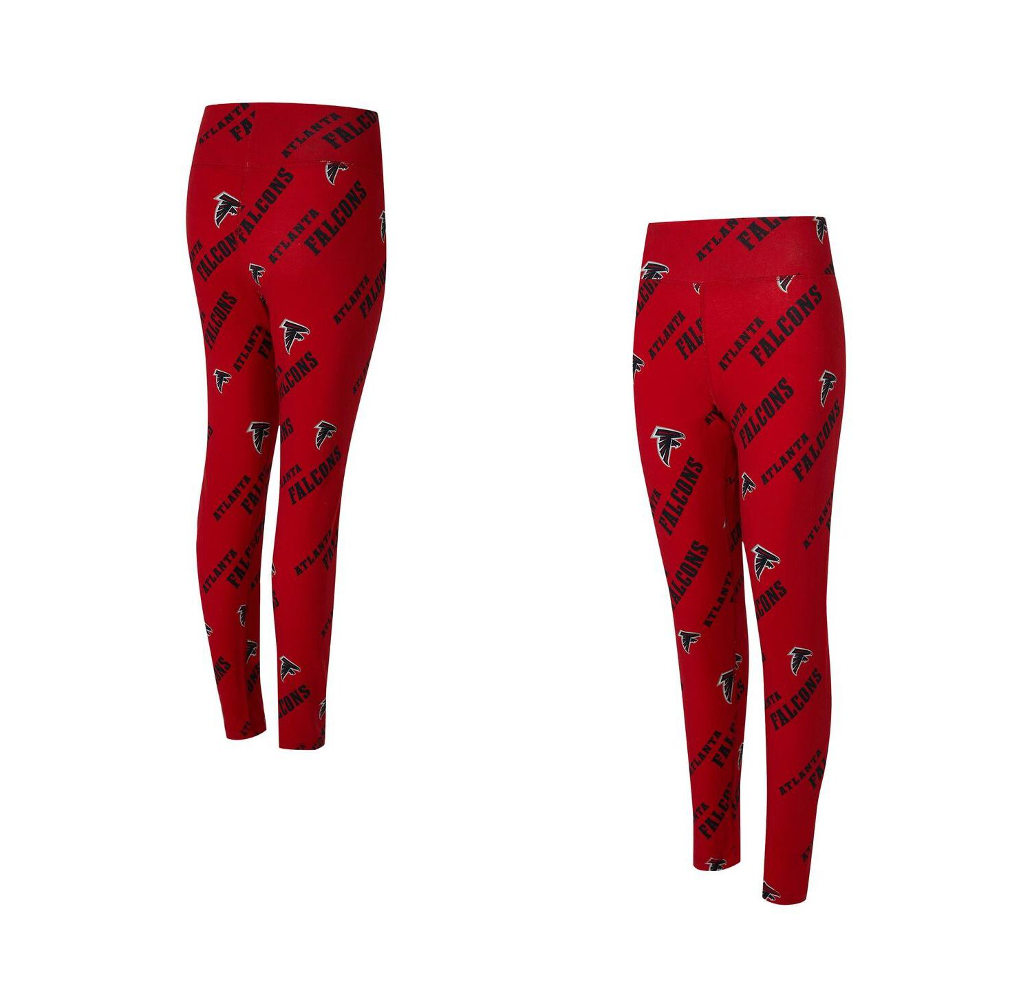 Women's Red Atlanta Falcons Mosaic Allover Print Leggings