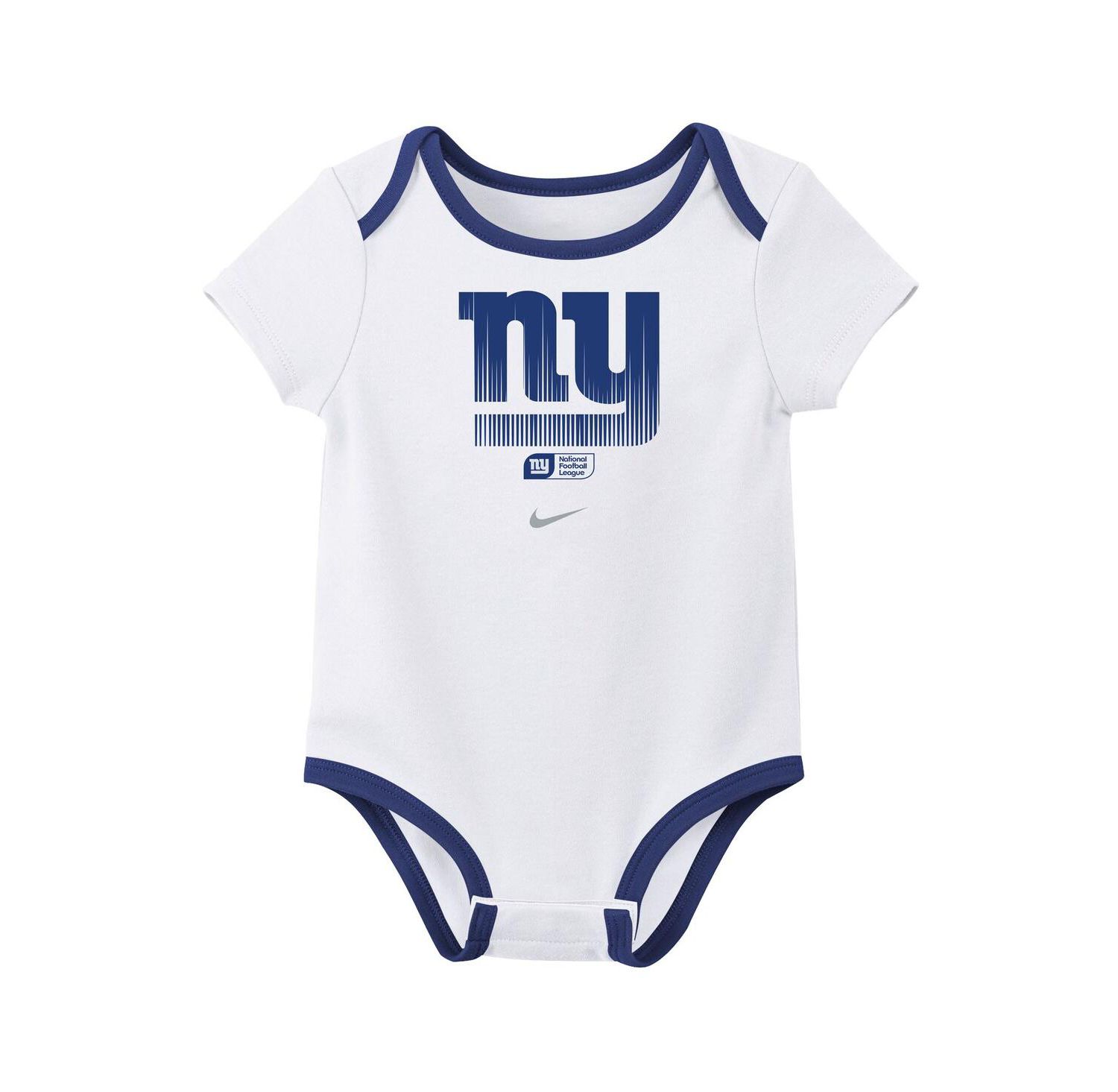 Baby Boys and Girls 3-Pack Malik Nabers New York Giants Name & Number Bodysuit Set