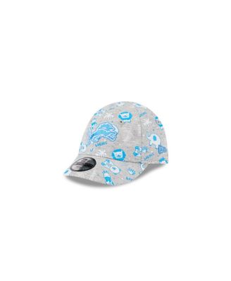 New Era - Baby Boys and Girls Gray Detroit Lions Animal 9TWENTY Adjustable Hat