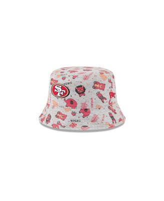 New Era - Baby Boys and Girls Gray San Francisco 49ers Animal Bucket Hat