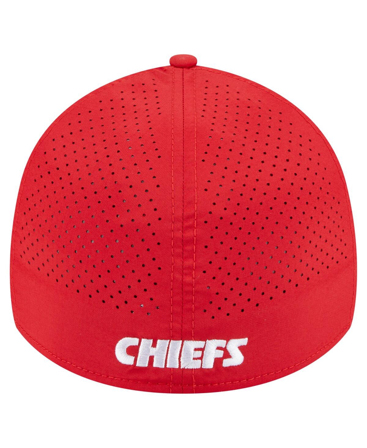 New Era Men's Red Kansas City Chiefs Perforated 39THIRTY Flex Hat
