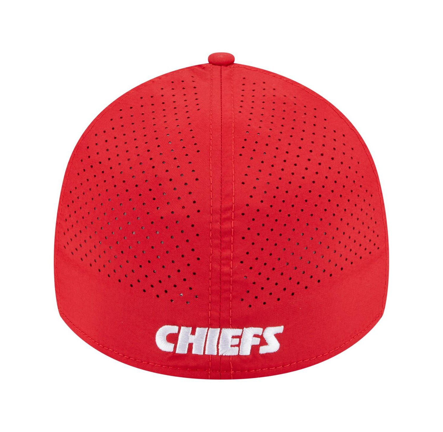 Men's Red Kansas City Chiefs Perforated 39THIRTY Flex Hat