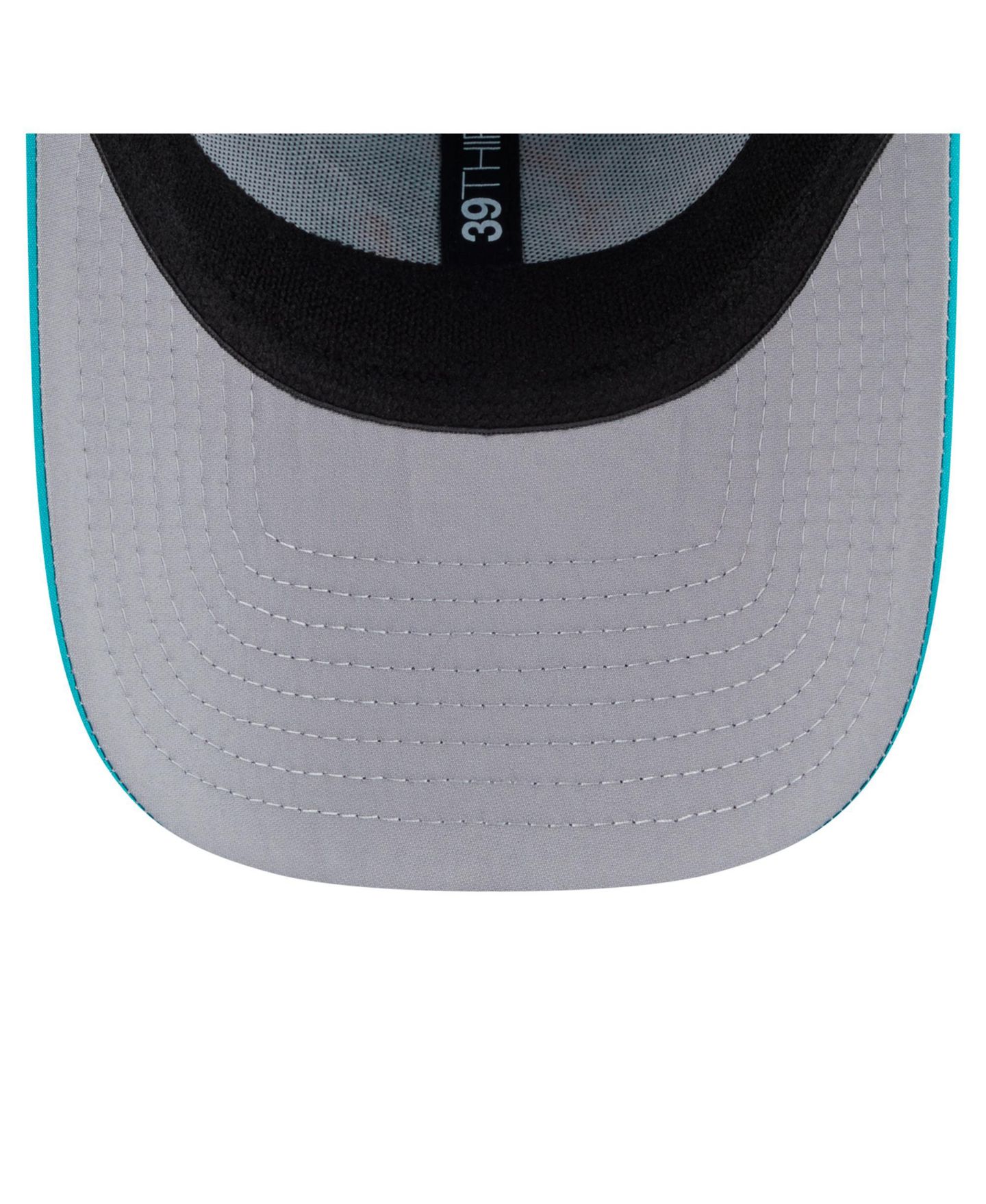 Мужская кепка New Era Aqua Miami Dolphins Perforated 39THIRTY Flex Hat — фото 3