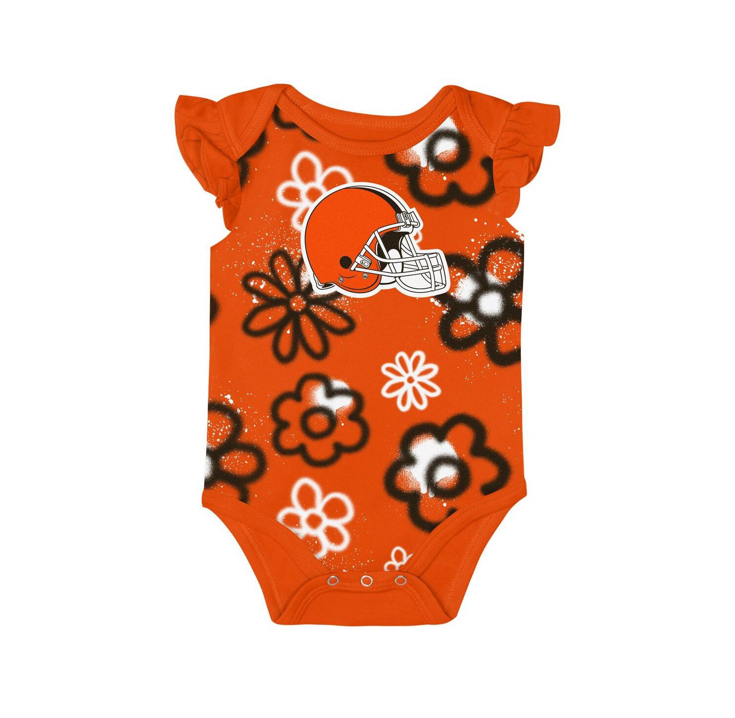Baby Girls 2-Piece Cleveland Browns The Sunshine Bodysuit Set