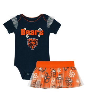 Outerstuff - Baby Girls Chicago Bears My Team Rocks Bodysuit and Skirt Set