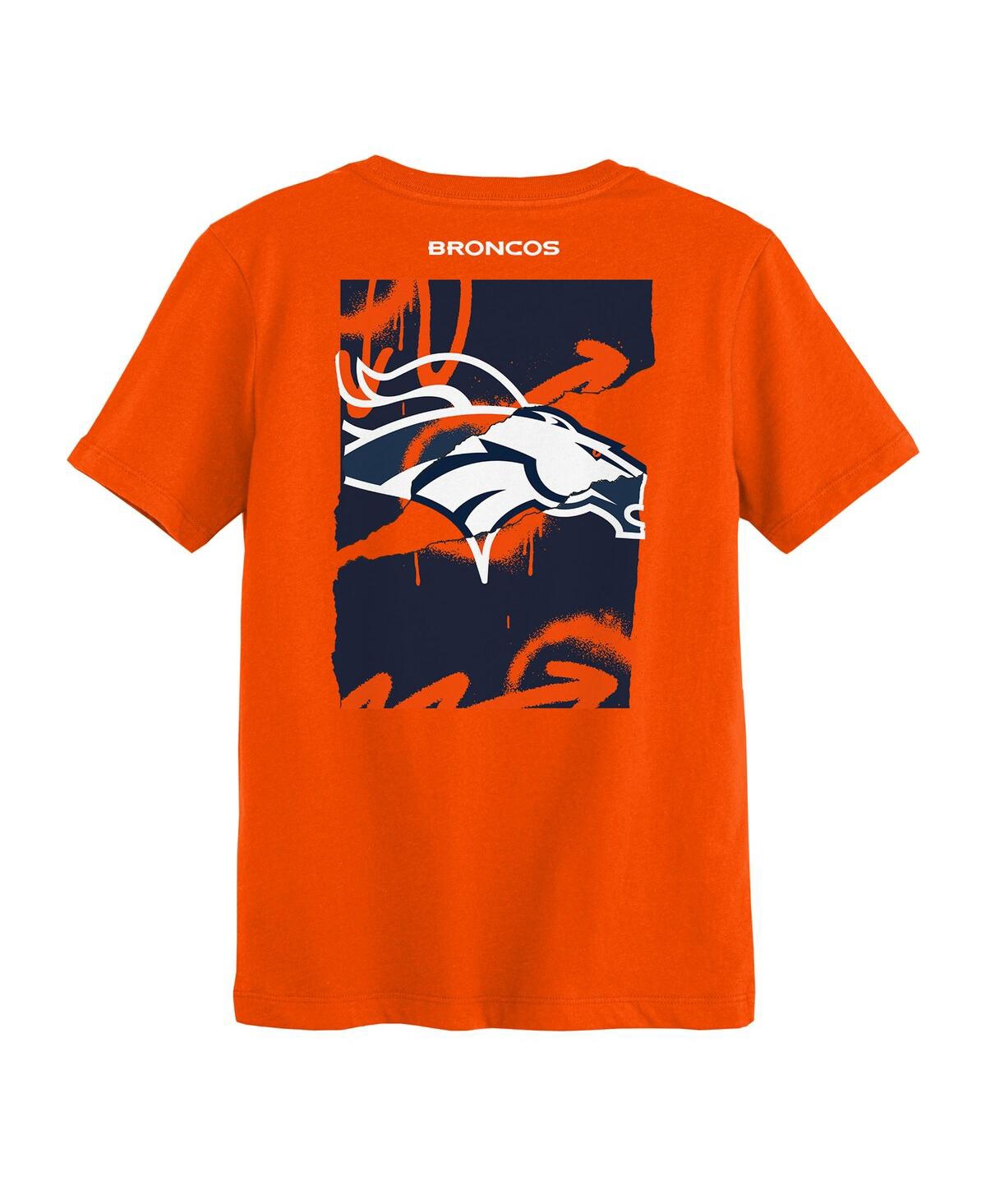 Outerstuff Preschool Orange Denver Broncos Posterize T-shirt In Orange