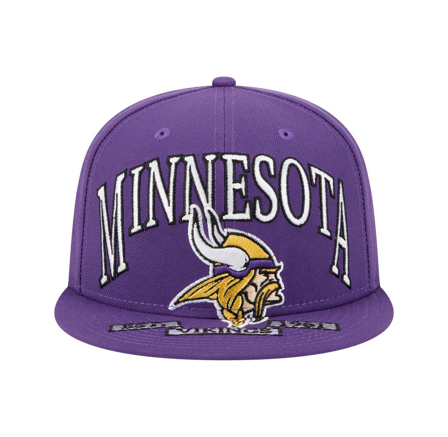 Men's Purple Minnesota Vikings Oversized 59FIFTY Fitted Hat