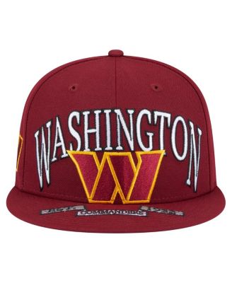 Men's Burgundy Washington Commanders Oversized 59FIFTY Fitted Hat