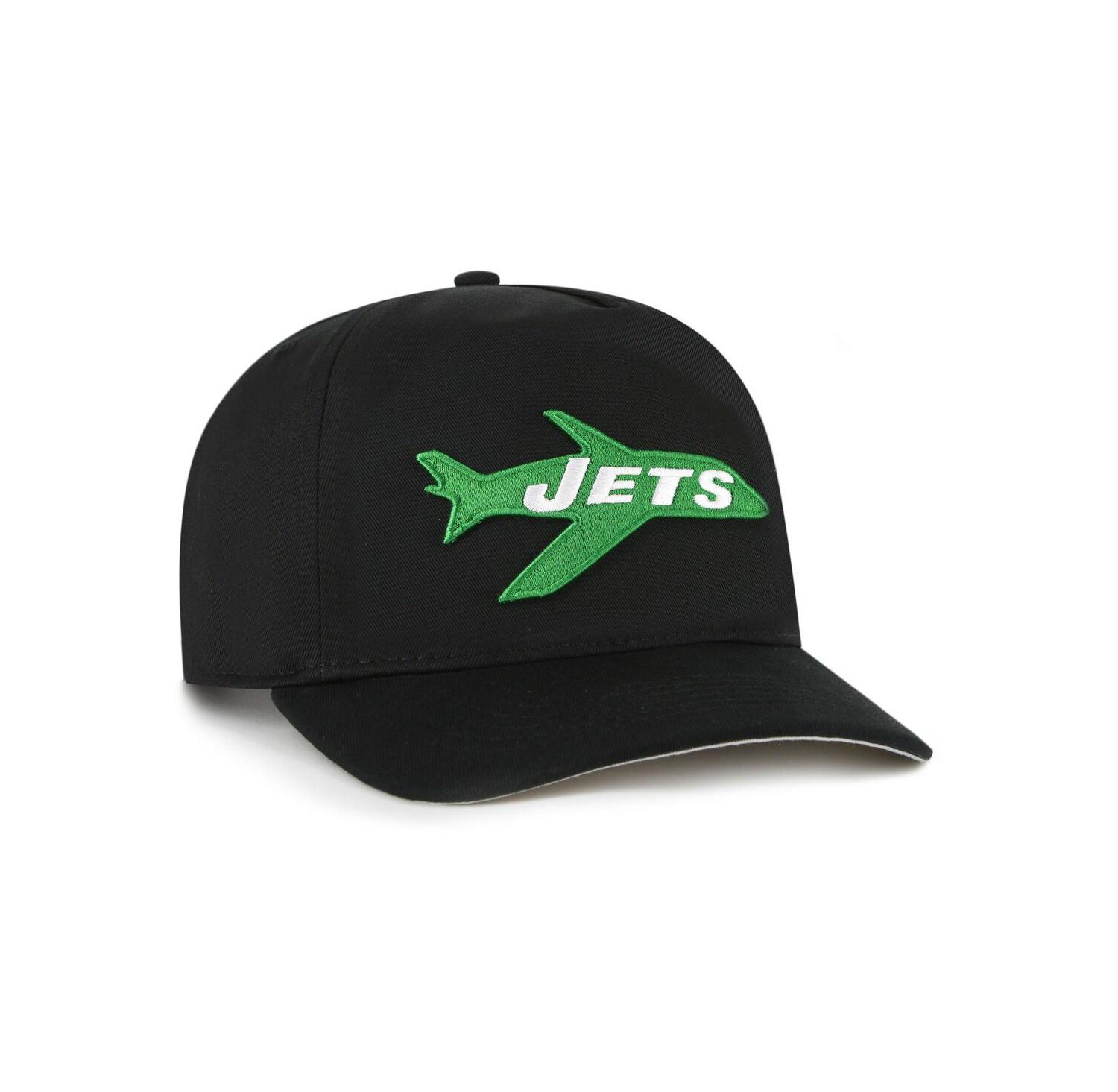 Men's Black New York Jets Hitch Adjustable Hat