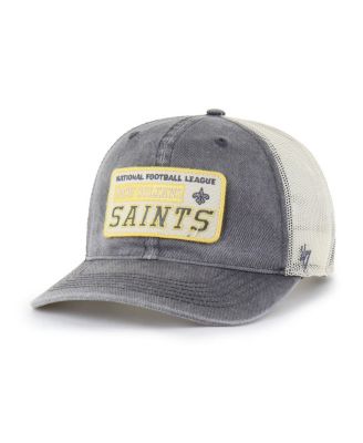 '47 Brand - Men's Charcoal New Orleans Saints Canteen Relaxed Trucker Adjustable Hat