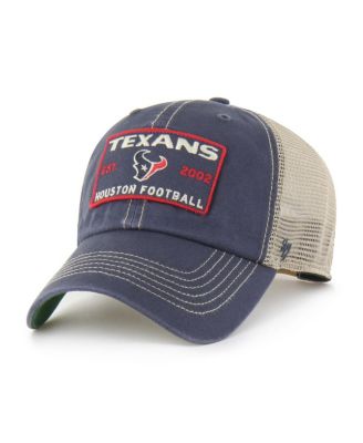 '47 Brand - Men's Navy Houston Texans Wabash Trucker Clean Up Adjustable Hat