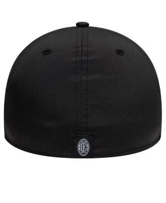 Men's Black AC Milan Recycled Rubber 39THIRTY Fitted Hat