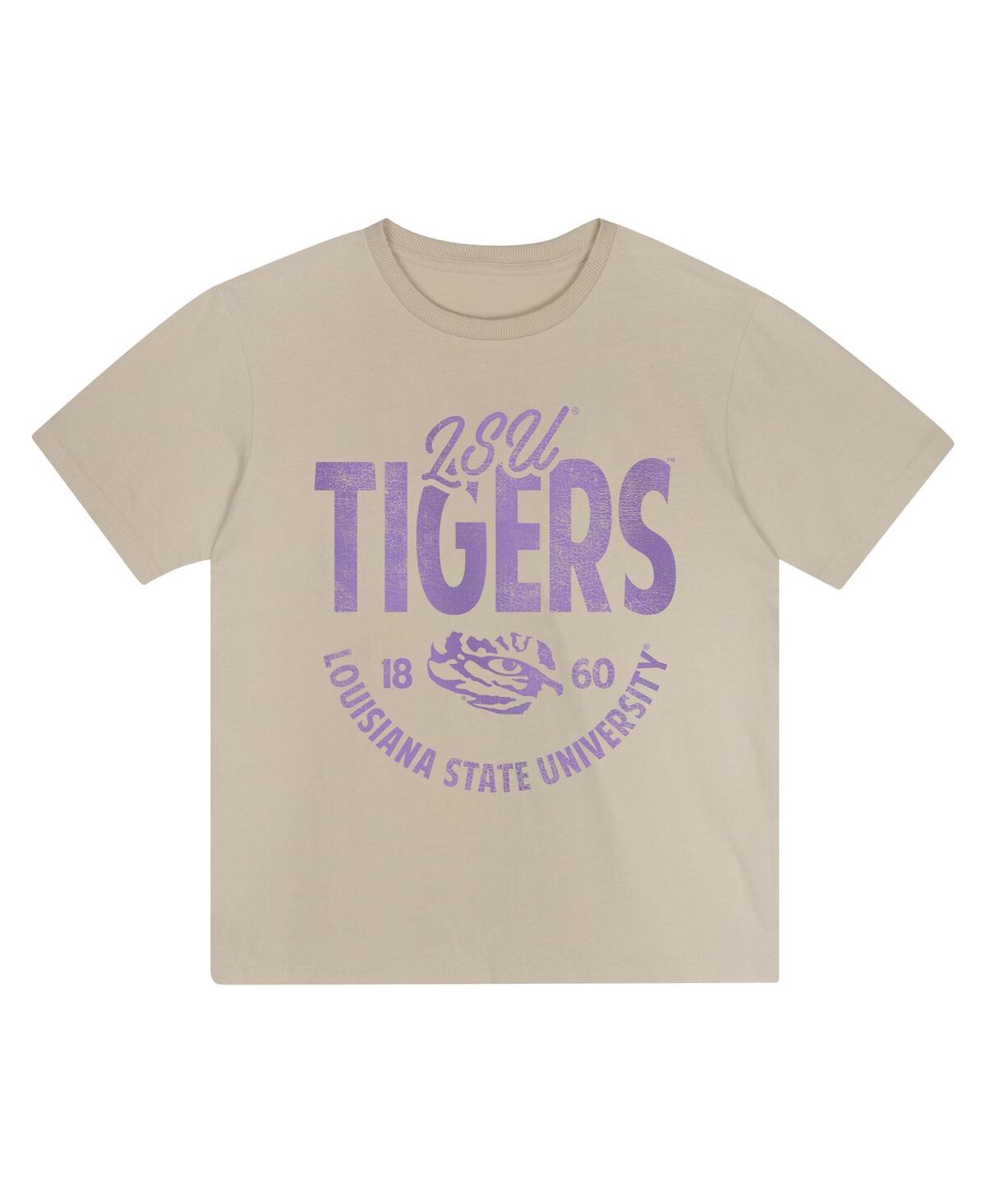 Outerstuff Toddler Tan Lsu Tigers News Flash T-shirt In Neutral