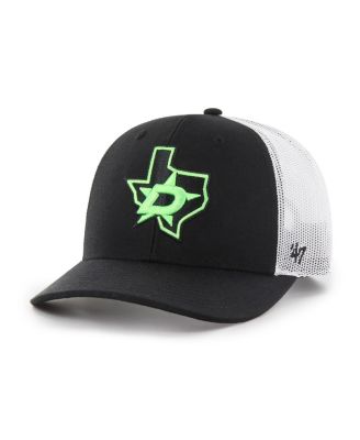 '47 Brand - Men's Black/White Dallas Stars Prestige Adjustable Trucker Hat