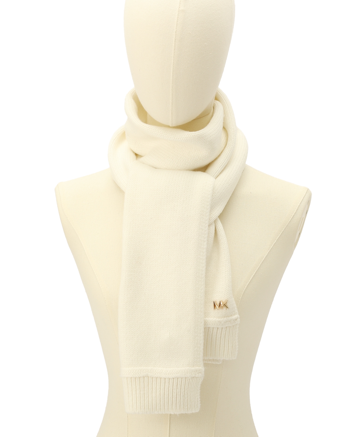 Michael Kors Women's Exposed Seam Scarf In White