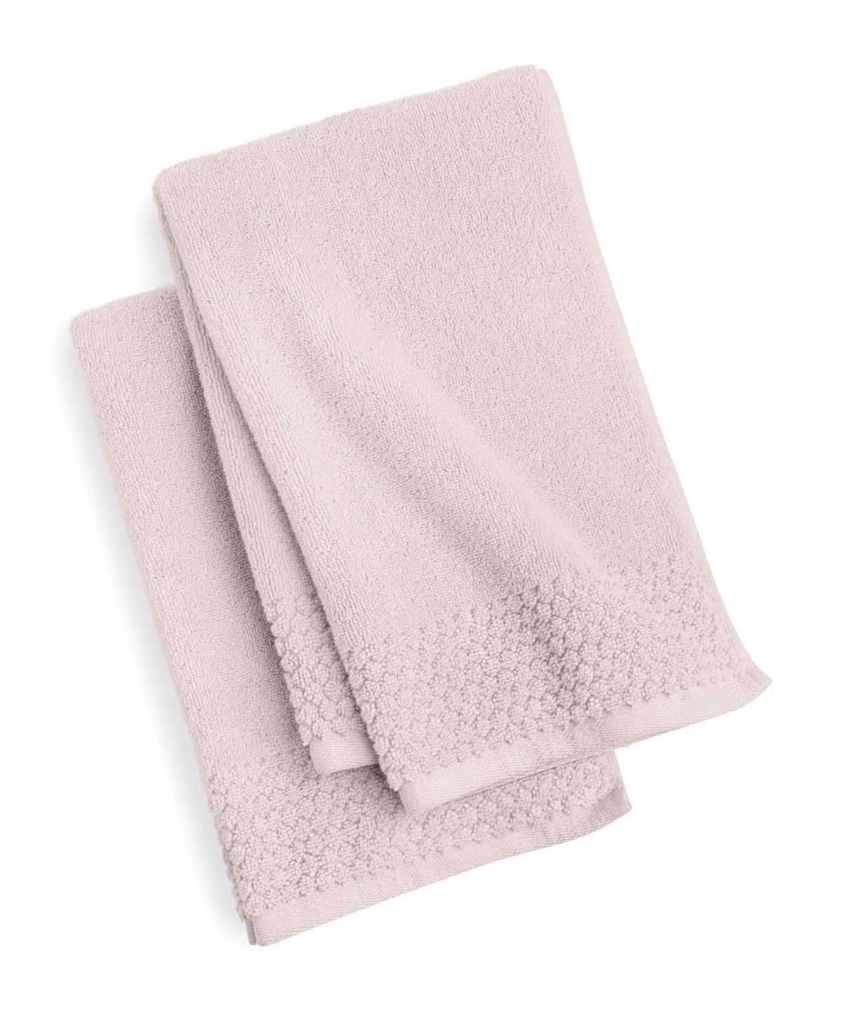The Bath House Cotton 2-pack Hand Towels, 16" X 28" In Pink