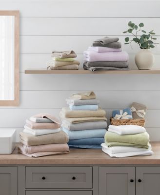 The Bath House Cotton Jacquard Border Bath Towel In Multi
