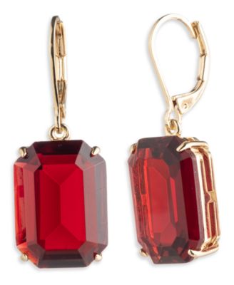 Lauren Ralph Lauren - Glass Stone Gold-Tone Drop Earrings