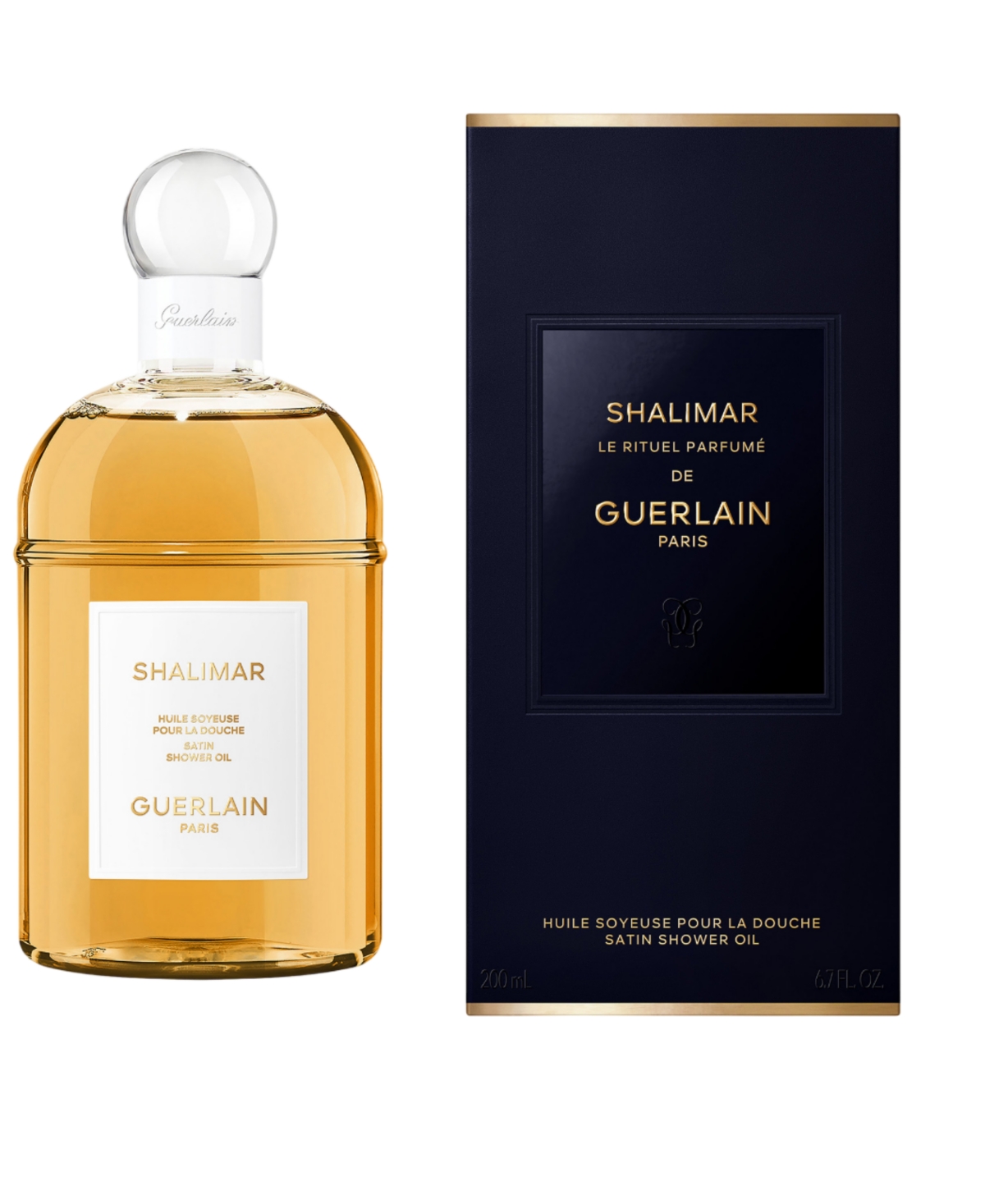 Guerlain Shalimar Satin Shower Oil, 6.7 Oz. In Transparent