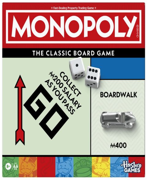 Детская настольная игра MONOPOLY Family Strategy Board Game, Ages 8+, цвет: Разноцветный