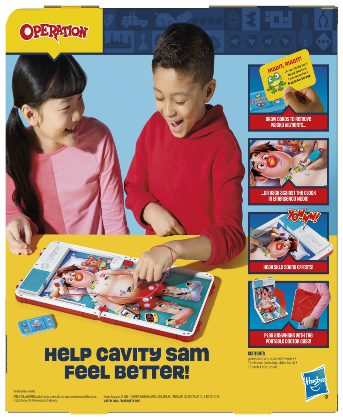 Hasbro Gaming Operation Board Game