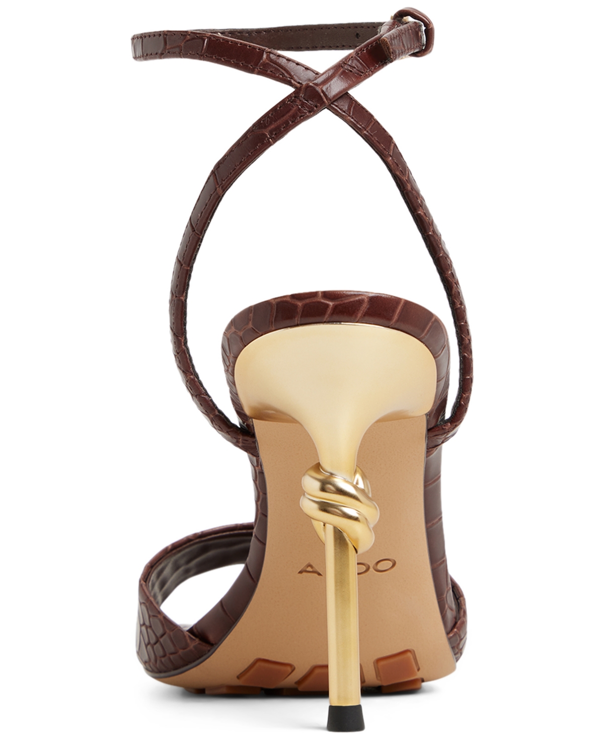 Aldo Women's Harmonious Two-piece Square Toe Dress Sandals In Burgundy