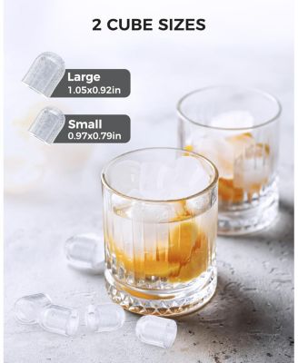 Countertop Ice Maker Machine, 8 Ice Cubes in 6 mins, 26lb/Day Ice with 2 Sizes- Portable Mini, Basket/Scoop for Home/Party/Bar