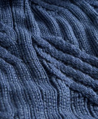 Sweater-Knit Throw, 50" x 60", Macy's Exclusive