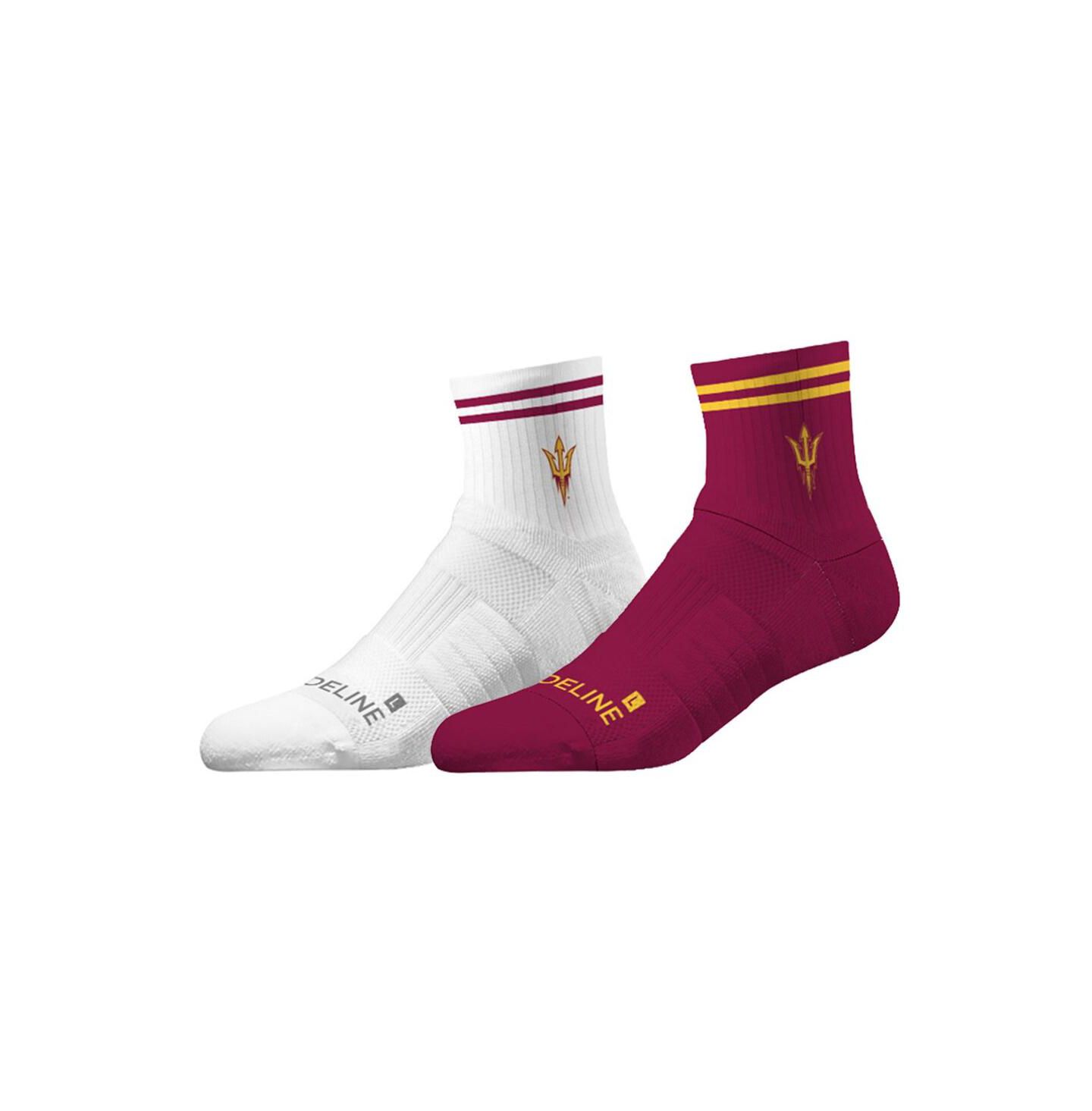 Носки Strideline Arizona State Sun Devils Premium до середины голени, унисекс, 2 пары — фото 1