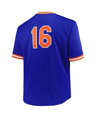Men's Profile Dwight Gooden Royal New York Mets Big Tall Cooperstown Collection Mesh Batting Practice Jersey