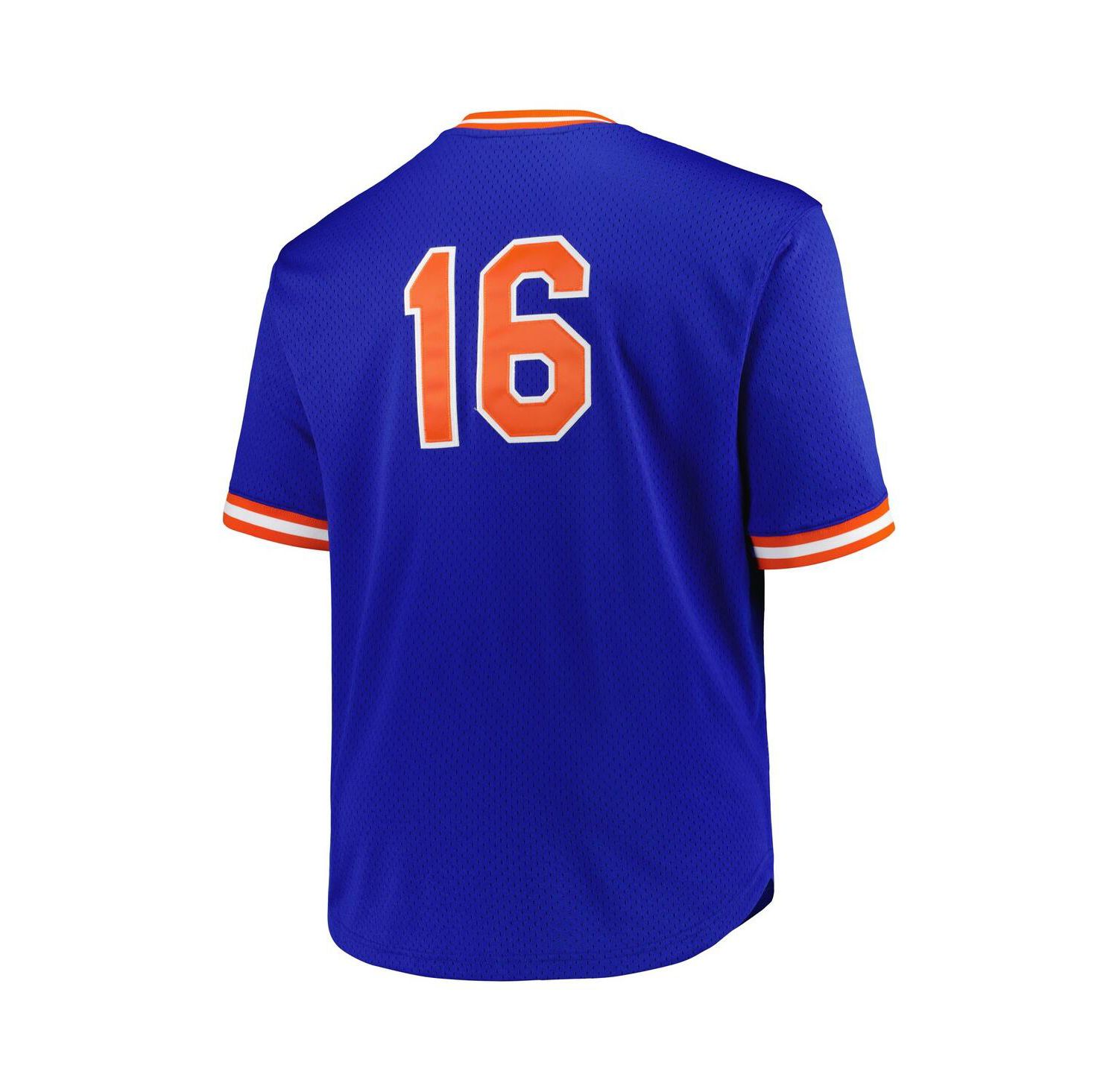 Men's Profile Dwight Gooden Royal New York Mets Big & Tall Cooperstown Collection Mesh Batting Practice Jersey