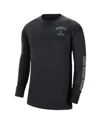 Men's Black Michigan State Spartans Tour Max 90 Long Sleeve T-Shirt