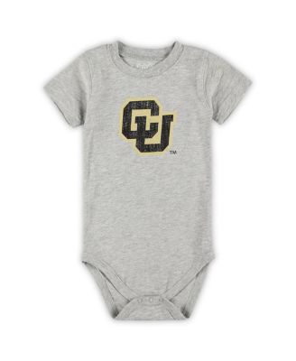 Baby Boys and Girls Colorado Buffaloes 3-Pack Bodysuit Set