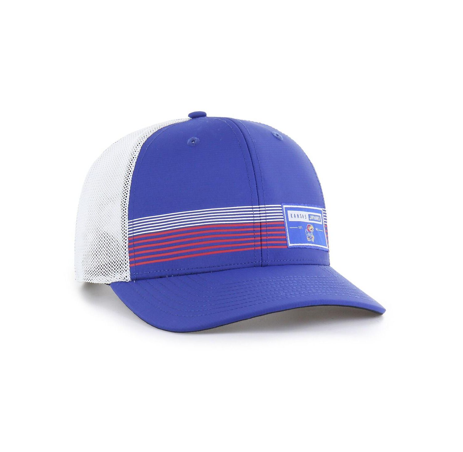 Men's Royal Kansas Jayhawks Rangefinder Brrr Trucker Adjustable Hat