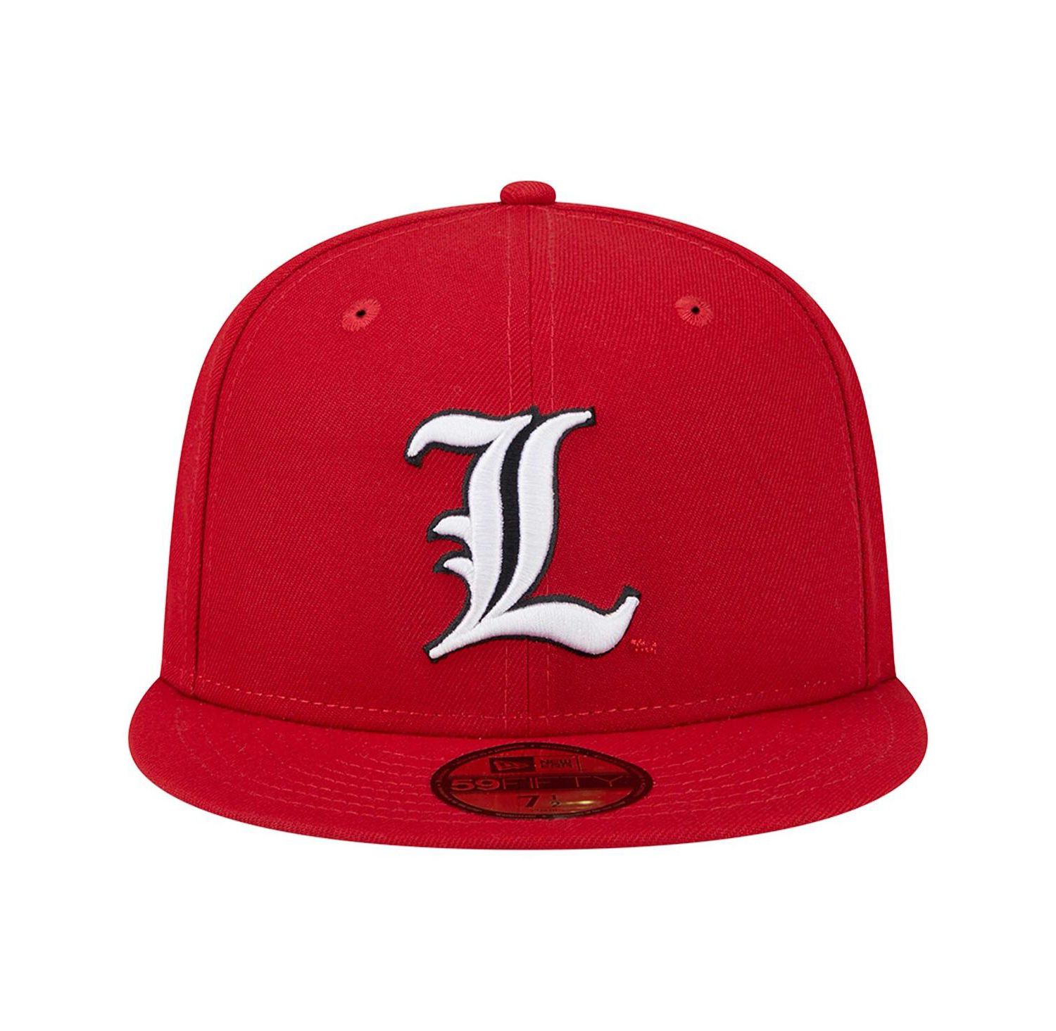 Men's Red Louisville Cardinals 59FIFTY Fitted Hat