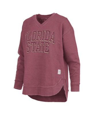 Women's Garnet Florida State Seminoles Westin Poncho V-Neck Pullover Sweatshirt