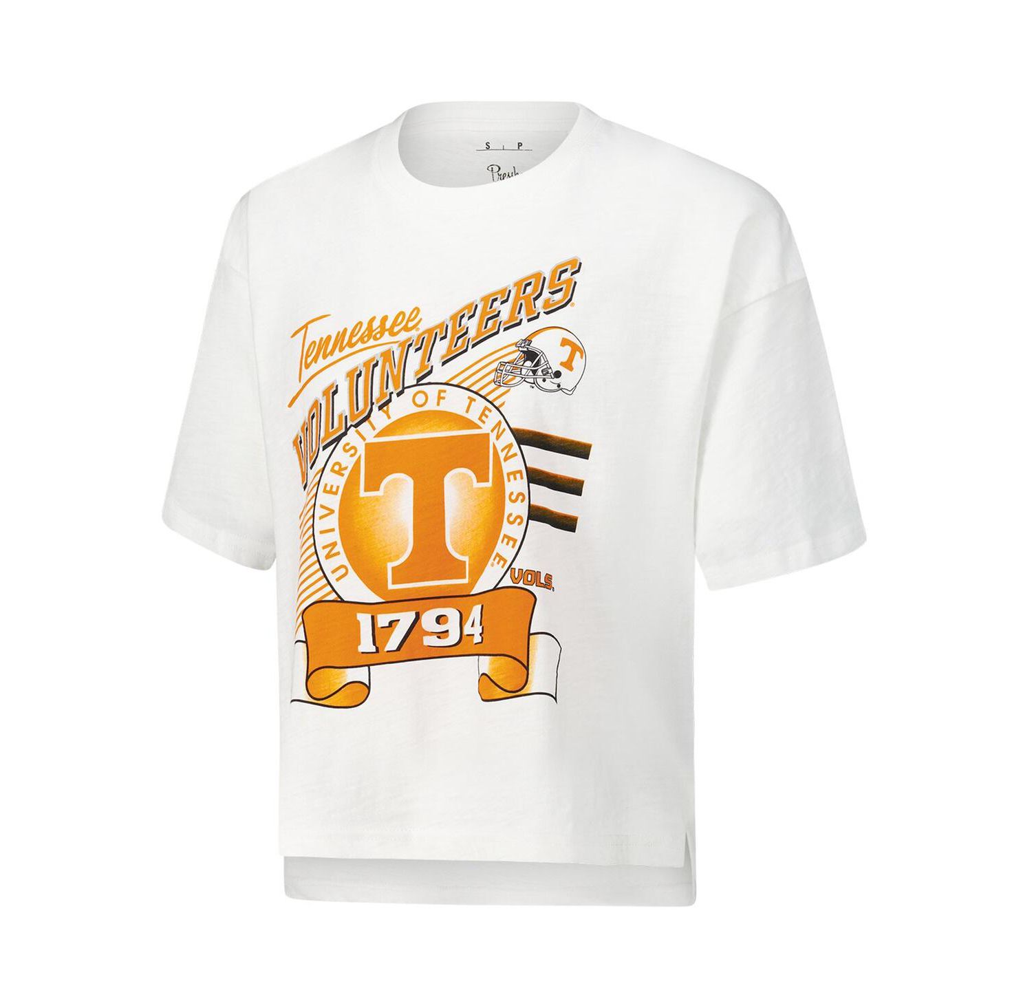 Women's White Tennessee Volunteers Rock Roll Slub T-Shirt