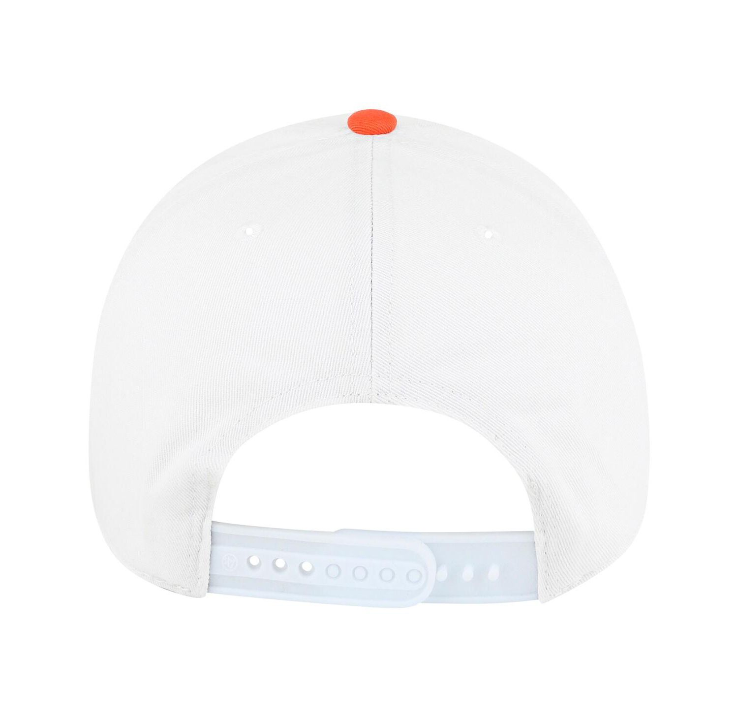 Men's White Clemson Tigers Gridiron Clean Up Adjustable Hat